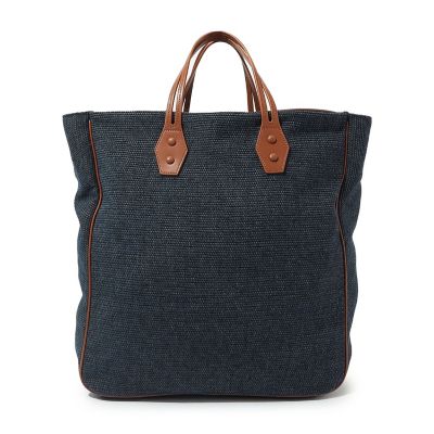 ＜TOMORROWLAND (Men)＞ｔｈｅ　ｄｉｌｅｔｔａｎｔｅ　レザー×ファブリックコンビ　トートバッグ