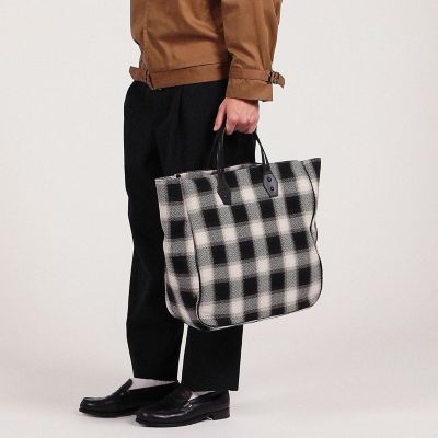 【別注】ｔｈｅ　ｄｉｌｅｔｔａｎｔｅ　レザー×ファブリック　トートバッグ