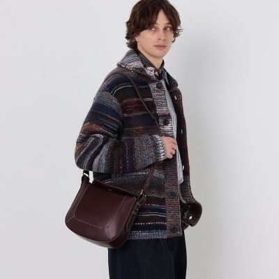 別注】L'Avenir レザー ショルダーバッグ | TOMORROWLAND (Men