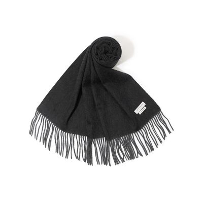 【美品】マフラー TOMORROWLAND カシミヤ メンズ ダークグレイ TOMORROWLAND（トゥモローランド） マフラー カシミヤ パネルチェック