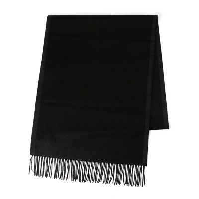 AGNONA×TOMORROWLAND シルクダブルフェイス フリンジストール 別注】AGNONA×TOMORROWLAND シルクダブルフェイス