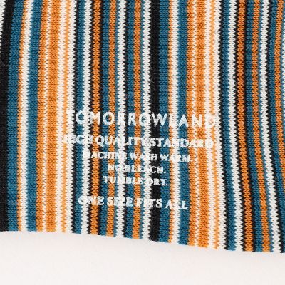ＴＯＭＯＲＲＯＷＬＡＮＤ　マルチボーダー　ソックス