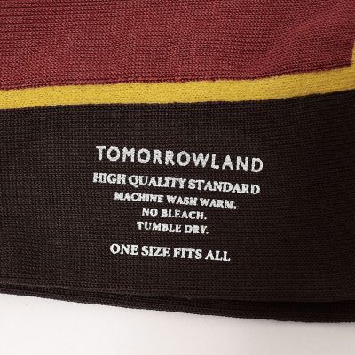 ＴＯＭＯＲＲＯＷＬＡＮＤ　パネルライン　ソックス