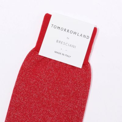 ＜TOMORROWLAND (Men)＞【別注】ＢＲＥＳＣＩＡＮＩ×ＴＯＭＯＲＲＯＷＬＡＮＤ　ラメソックス