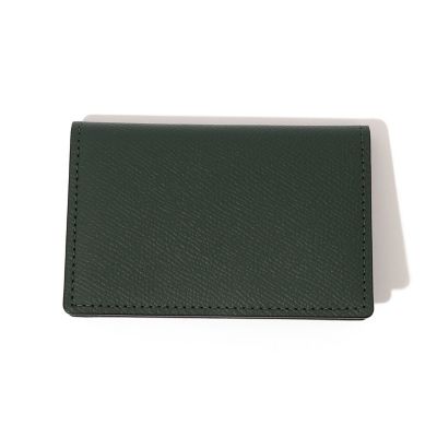 【送料無料】TOMORROWLAND (Men)/トゥモローランド BROOKLYN MUSEUM シュリンクレザー マチカードケース 57カーキ 名刺入れ【三越伊勢丹/公式】