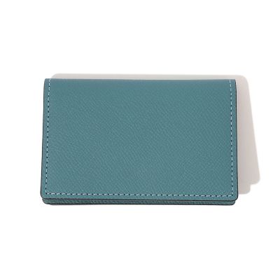 【送料無料】TOMORROWLAND (Men)/トゥモローランド BROOKLYN MUSEUM シュリンクレザー マチカードケース 63ライトブルー 名刺入れ【三越伊勢丹/公式】