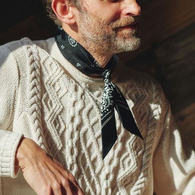 シルク　ペイズリースカーフ