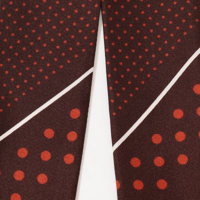 シルク　ドットスカーフ