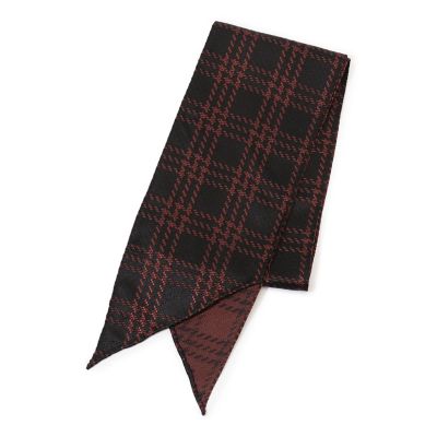 【別注】Ｆｒａｔｅｌｌｉ　Ｌｕｉｇｉ×ＴＯＭＯＲＲＯＷＬＡＮＤ　シルク　チェックスカーフ