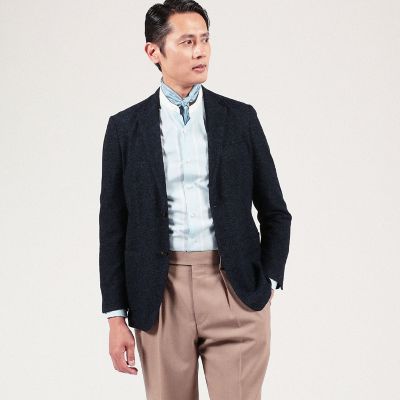 FRATELLI LUIGI シルク ドットスカーフ | TOMORROWLAND