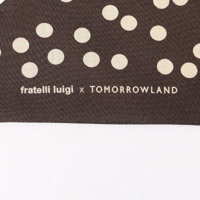 ＦＲＡＴＥＬＬＩ　ＬＵＩＧＩ　シルクプリント　スカーフ