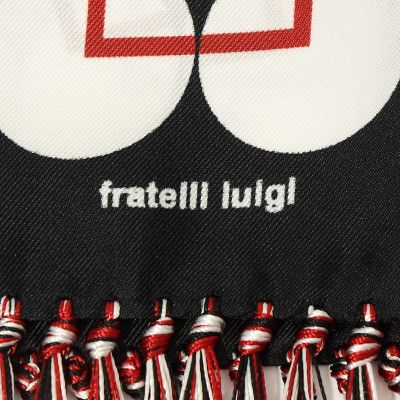 Ｆｒａｔｅｌｌｉ　Ｌｕｉｇｉ　シルク　フリンジスカーフ