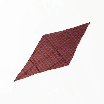 送料無料】TOMORROWLAND ジオメトリック柄 シルク