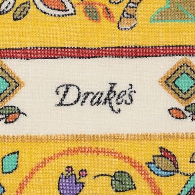Drake's TIGER GARDEN PRINT BANDANA