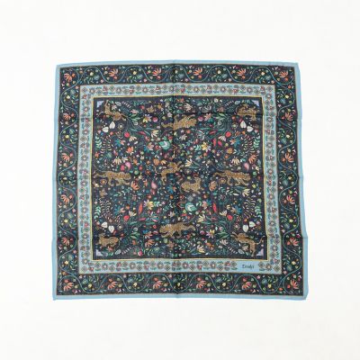 Drake's TIGER GARDEN PRINT BANDANA