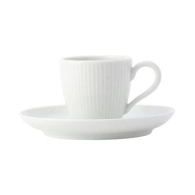 ＜PILLIVUYT＞プリッセ　コーヒーカップ　＆　ソーサー　１００ＭＬ（５０１０４６９７）