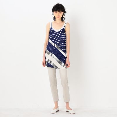 サッカープリント キャミソールチュニックブラウス | maison