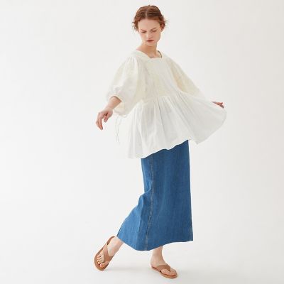 ＜maison TOMORROWLAND＞【ＷＥＢ限定】ＥＭＢＲＯＩＤＥＲＹ　ボリュームスリーブブラウス