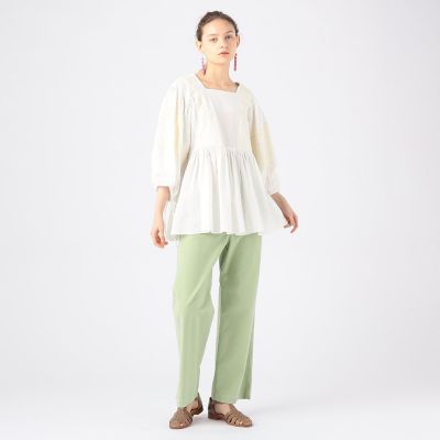 【ＷＥＢ限定】ＥＭＢＲＯＩＤＥＲＹ　ボリュームスリーブブラウス