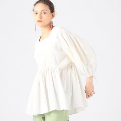 【ＷＥＢ限定】ＥＭＢＲＯＩＤＥＲＹ　ボリュームスリーブブラウス