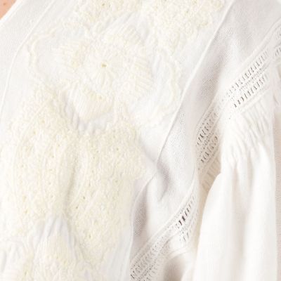 【ＷＥＢ限定】ＥＭＢＲＯＩＤＥＲＹ　ボリュームスリーブブラウス