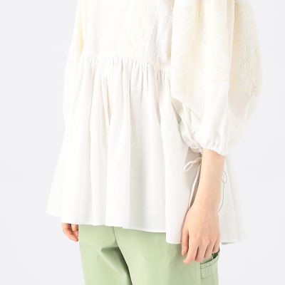 【ＷＥＢ限定】ＥＭＢＲＯＩＤＥＲＹ　ボリュームスリーブブラウス