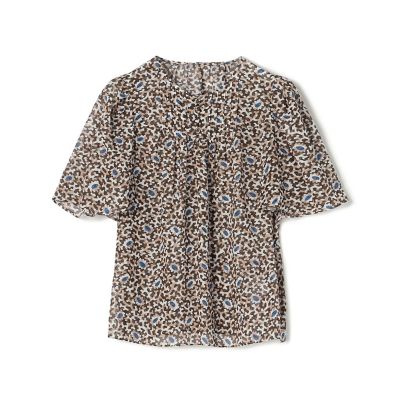 ISABEL MARANT EYDEN レーヨン プリントロングスリーブブラウス 25AHT0029FA-C3J06E-23EC-