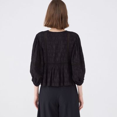 新品！トゥモローランド　SOULEIADOコットンカットジャカード Tブラウス 新品！トゥモローランド SOULEIADOコットンカットジャカード T