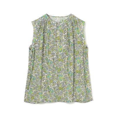 ＜maison TOMORROWLAND＞ポリエステルプリント　スリーブレスブラウス