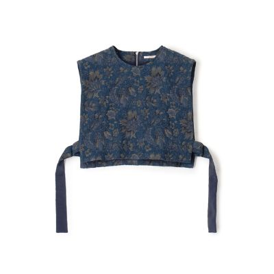 ＜maison TOMORROWLAND＞コットンポリエステルジャカード　コンパクトジレ