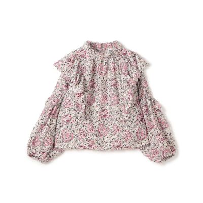 ＜maison TOMORROWLAND＞ラメカットジャカード　フリルブラウス