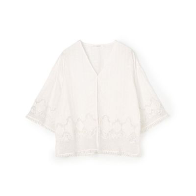 200／2スーピマローン ボザムタックドルマンスリーブブラウス