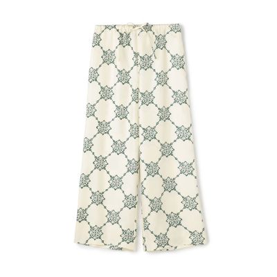 シルクプリント　シャンブルパンツ