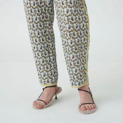 コットンハンドキルト　バナナパンツ