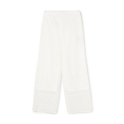 ＜maison TOMORROWLAND＞ケミカルレース　イージーストレートパンツ