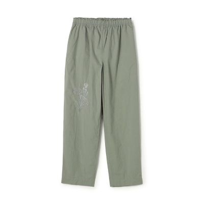 ＜maison TOMORROWLAND＞エンブロイダリー　イージーカーブパンツ