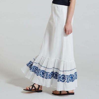 ＜maison TOMORROWLAND＞ＥＭＢＲＯＩＤＥＲＹ　コットンマーメイドスカート