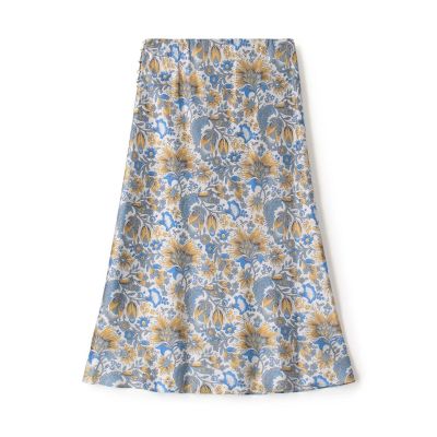 ＜maison TOMORROWLAND＞アセテートサテン　バイアスナロースカート