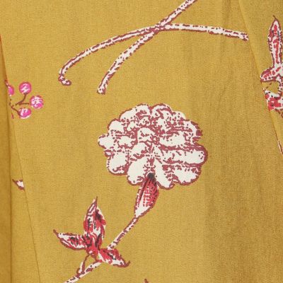 コットンタイプライタープリント　タックスカート