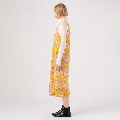 ブライトベロア プリントナローワンピース | maison TOMORROWLAND