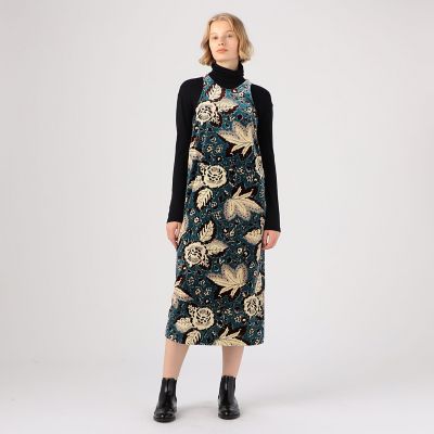 ブライトベロア プリントナローワンピース | maison TOMORROWLAND