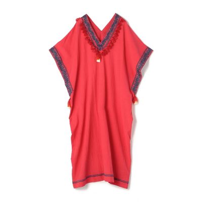 ＜maison TOMORROWLAND＞コットンエンブロイダリー　カフタンワンピース