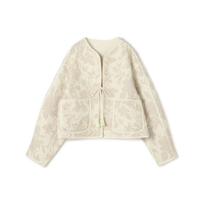 ＜maison TOMORROWLAND＞レーヨンキルト　リバーシブルジャケット