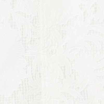 コットンエンブロイダリー　Ｖカラージレ