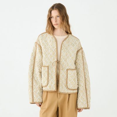 レーヨンサテンキルト リバーシブルジャケット | maison