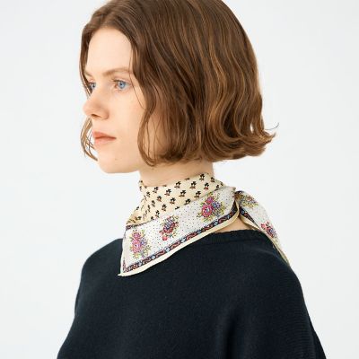 SOULEIAO シルクプリント スカーフ | maison TOMORROWLAND