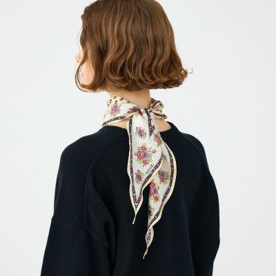 SOULEIAO シルクプリント スカーフ | maison TOMORROWLAND