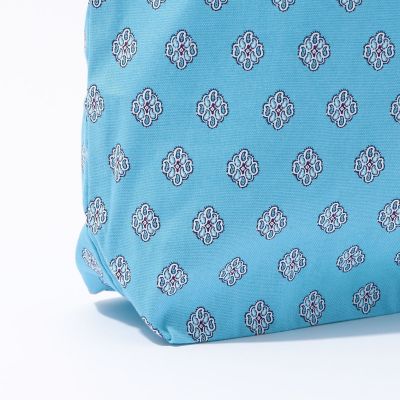 TAO タオ トートバッグ 青x白xグレー等(総柄) - 2012225E0033 SOULEIADO コットンオックス ポケッタブルトートバッグ