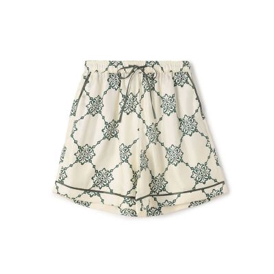 ＜maison TOMORROWLAND＞シルクプリント　シャンブルショートパンツ