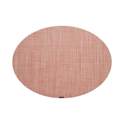 chilewich/チルウィッチ ミニバスケットウィーブ　オーバル　クレイ（５０６３０２７１）